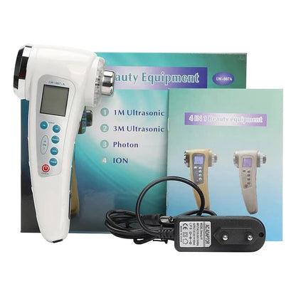 Equipo Ultrasonido & Galvánica 4 en 1 - Facial y Corporal